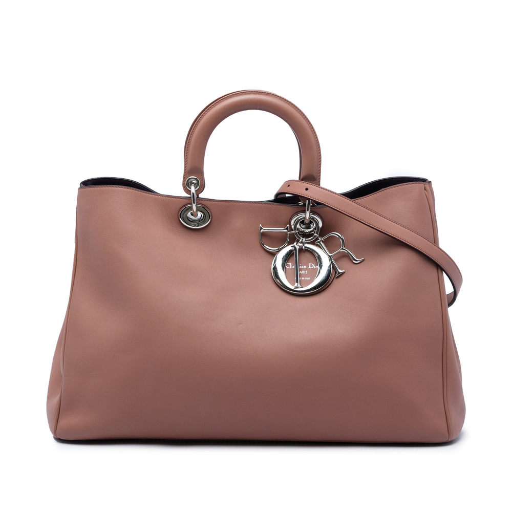 Pre-Loved Dior Large Calfskin Diorissimo Tote